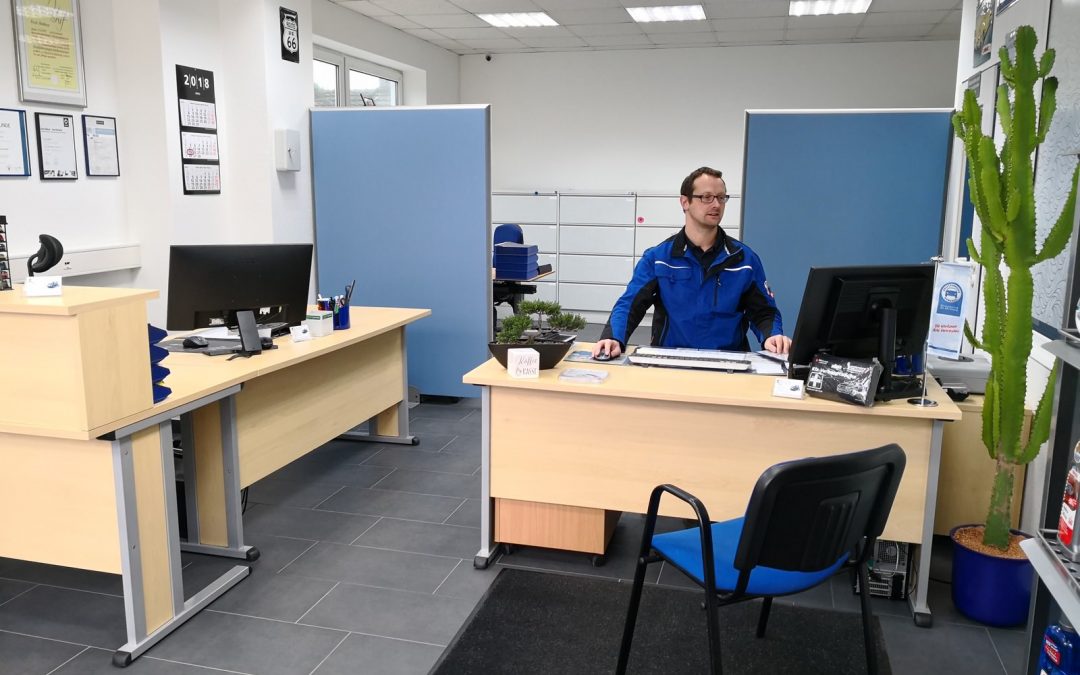 Wir haben renoviert – Annahme- und Bürobereich in neuem Glanz