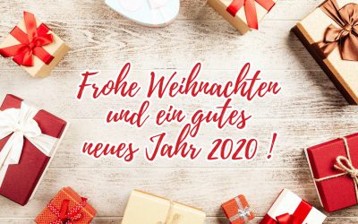 Frohe Weihnachten und einen guten Rutsch – Öffnungszeiten / Urlaub bis 18.01.2020